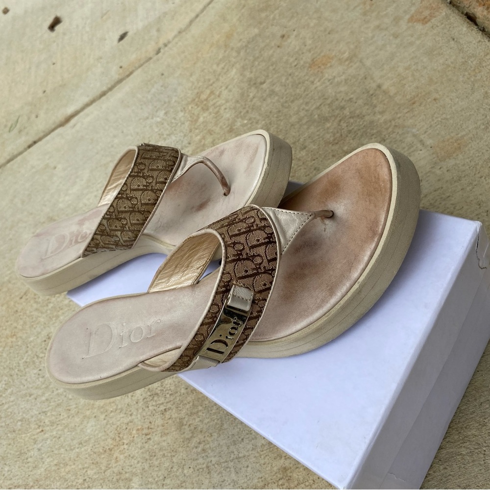 Dior platform sandals (vintage)